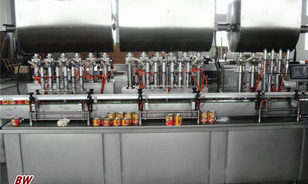 自動熱比薩醬灌裝機